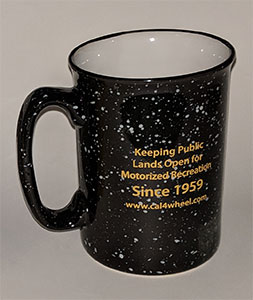 Back of black mug