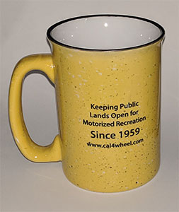 Back of yellow mug